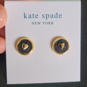 Kate Spade Heart In Circle Earrings